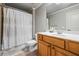 Bathroom with shower/tub, wood vanity and granite countertop at 3013 Walker Hill Way, Marietta, GA 30064
