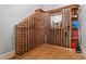 Custom-built wine cellar featuring wooden racks and display shelves for bottles at 3013 Walker Hill Way, Marietta, GA 30064