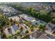 Community aerial view showcasing tennis courts, recreational areas, and landscaping at 3380 Labrouste Cv, Duluth, GA 30097