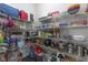 Organized walk-in pantry with metal shelving for ample storage at 3380 Labrouste Cv, Duluth, GA 30097