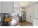 Modern kitchen featuring butcher block countertops, stainless steel appliances, and ample cabinet space at 286 Booker Sw St, Atlanta, GA 30315