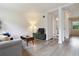 Bright living room with wood floors and modern decor at 286 Booker Sw St, Atlanta, GA 30315