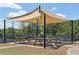 Community picnic area offers tables and a shade structure to enjoy time outside at 337 Liberty Dr, Acworth, GA 30102