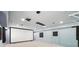 Home theater room with large screen and acoustic panels for soundproofing at 337 Liberty Dr, Acworth, GA 30102