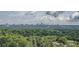 Scenic view of the city skyline nestled behind a canopy of vibrant green trees and neighborhood at 199 14Th St # 2502, Atlanta, GA 30309