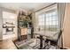 Dining area with a custom bar and a table with seating, offering views at 199 14Th St # 2502, Atlanta, GA 30309