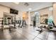 Well-equipped gym with weights, mirrors, and rubber flooring at 199 14Th St # 2502, Atlanta, GA 30309