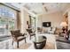 Elegant lobby featuring marble floors and comfortable seating at 199 14Th St # 2502, Atlanta, GA 30309