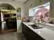 Bright kitchen featuring stylish countertops, subway tile backsplash, and modern fixtures at 725 Brown Pl, Decatur, GA 30030