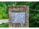 Stone sign for Grove Park neighborhood at 1676 Grove Park Way, Decatur, GA 30033