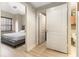 A bright bedroom with a large closet and ensuite bathroom offers comfort and convenience at 195 14Th St # 1501, Atlanta, GA 30308