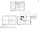 Detailed floor plan showcasing the layout of the basement, first, and second floors of the property at 3734 Fox Hills Se Dr, Marietta, GA 30067