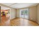 Living room and kitchen with an adjacent dining area, ideal for modern living at 3734 Fox Hills Se Dr, Marietta, GA 30067
