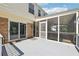 Covered outdoor space featuring a ceiling fan and comfortable seating, perfect for relaxation at 3734 Fox Hills Se Dr, Marietta, GA 30067