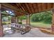 Open air picnic pavilion with an outdoor fireplace at 1257 Park Pass Way, Suwanee, GA 30024