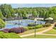 Landscaped tennis courts are part of the private amenities at 1257 Park Pass Way, Suwanee, GA 30024