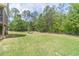View of the spacious backyard with a well-maintained lawn, providing ample space for outdoor entertainment and recreation at 255 Nicklaus Cir, Social Circle, GA 30025