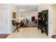 Welcoming foyer with cream tile flooring leading to a bright living room at 1187 Ward Creek Sw Dr, Marietta, GA 30064