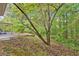 Patio area with furniture and view to wooded area and terraced yard at 161 Gann Cemetery Rd, Dallas, GA 30157