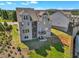 Exterior elevation reveals backyard balconies and new construction homesite at 1610 Habersham Villa Dr, Cumming, GA 30041
