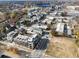 An aerial view of a neighborhood with a mix of residential and commercial buildings and tree-lined streets at 93 Terry St # A, Atlanta, GA 30312