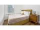 Well-lit bedroom featuring a comfortable bed, a bedside table, and modern decor at 93 Terry St # A, Atlanta, GA 30312