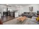 Open-concept living area connecting the living room and kitchen at 93 Terry St # A, Atlanta, GA 30312