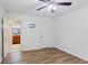 Bright bedroom with hardwood floors conveniently located near the bathroom at 602 Country Park Se Dr, Smyrna, GA 30080
