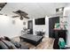 Recreation room featuring a sleek entertainment system and bar area at 4835 Liberty Rd, Villa Rica, GA 30180