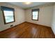 Bright bedroom with hardwood floors and natural light at 5760 Brenda Sw Dr, Mableton, GA 30126