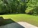 Scenic backyard showcasing lush greenery and mature trees at 6848 Timberhead Way, Lithonia, GA 30058