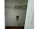 A closet space features wire shelving and hookups for washer and dryer at 6848 Timberhead Way, Lithonia, GA 30058