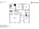 Second floorplan displaying bedrooms with a walk-in closet and bathroom at 8256 Milam Loop, Fairburn, GA 30213