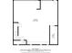 Floor plan of the basement showing garage, room and terrace at 1216 E Rock Springs Ne Rd, Atlanta, GA 30306