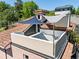 Charming roof deck with tiled roof, neutral stucco accents and modern sunshades providing an excellent entertaining space at 1216 E Rock Springs Ne Rd, Atlanta, GA 30306