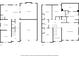 Detailed floor plan showcasing the layout of the home's first and second floors at 1314 Bentley Estates Dr, Dacula, GA 30019