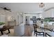 Open-concept living space with kitchen, dining, and living area at 2222 Hill Nw St, Atlanta, GA 30318
