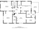 Layout of second floor shows bedrooms, laundry, balcony, and bathrooms at 1157 Alta Ne Ave, Atlanta, GA 30307