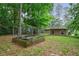 View of backyard featuring a raised garden bed and the home at 1304 Anchor Sw Ter, Atlanta, GA 30311