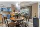 Charming dining area with modern light fixture and stylish mirror at 690 Mcgill Ne Pl, Atlanta, GA 30312