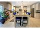 Spacious kitchen with a large island and ample cabinet space at 345 Piedmont Cir, Covington, GA 30016