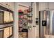 Pantry with plenty of storage for groceries at 345 Piedmont Cir, Covington, GA 30016