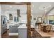 Open layout kitchen and dining area with stainless steel appliances at 901 United Se Ave, Atlanta, GA 30316