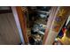 View into an open pantry showcasing storage shelves filled with various items at 2234 Glendale Dr, Decatur, GA 30032