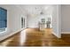 Bright living room featuring hardwood floors, neutral walls, and sliding glass doors to let in plenty of natural light at 2419 Boulder Se Rd, Atlanta, GA 30316