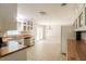 Bright kitchen featuring stainless steel appliances, wood countertops, and ample cabinet space at 263 Austin Rd, Stockbridge, GA 30281