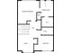 Second-floor layout showing a primary bedroom with ensuite, walk-in closet, additional bedroom and bathroom at 59 Townview Dr, Alpharetta, GA 30022