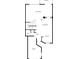 Open-concept first-floor plan featuring a large living room, kitchen, dining area, and a convenient garage entry at 59 Townview Dr, Alpharetta, GA 30022