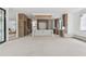 Unfinished, expansive kitchen with custom wood cabinets, a central island and fireplace at 388 Londonberry Road, Sandy Springs, GA 30327