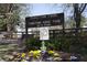 Chastain Park sign with flower beds and greenery, in the City of Atlanta at 388 Londonberry Road, Sandy Springs, GA 30327